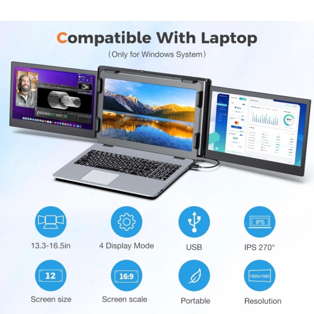 12'' Laptop Monitor Extender